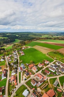 Aerial view of the area around Neumarkt in der Oberpfalz