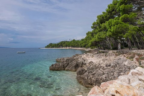 Rocky coast near Brela