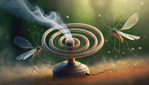 Spiral coil smoking