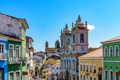 Historic neighborhood of Pelourinho in Salvador