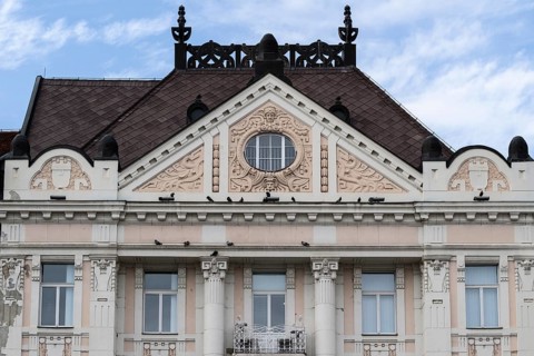 House facades on the main square