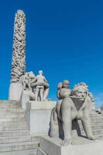 Monolith Sculpture by Gustav Vigeland