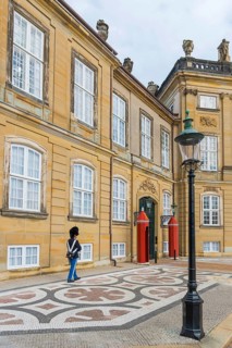 Security guard at Amalienborg Palace