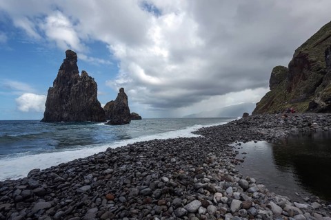 Volcanic rock formations