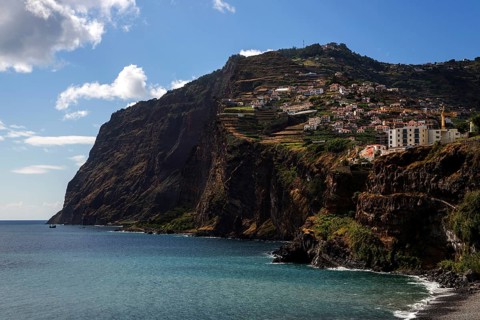 View from Camara de Lobos to Cabo Girão 589 m