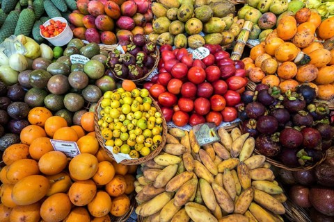 Exotic fruit stall