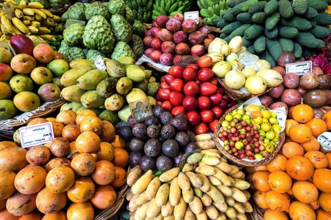 Exotic fruit stall