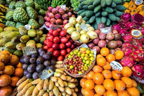 Exotic fruit stall