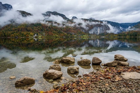 Morning atmosphere at Grundlsee