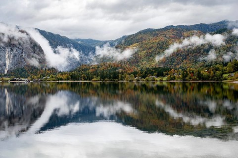 Morning atmosphere at Grundlsee