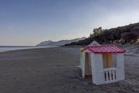 Playhouse on the beach