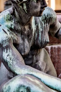 Weathered sculpture