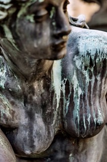 Weathered sculpture