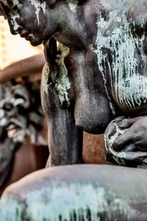 Weathered sculpture