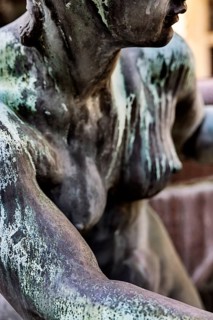 Weathered sculpture