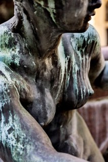 Weathered sculpture