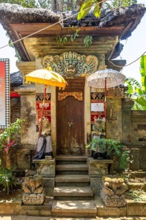 An abandoned temple and site in Bali