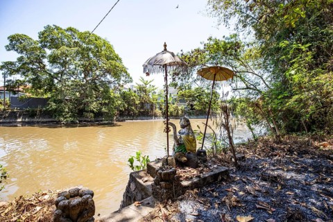 An abandoned temple and site in Bali