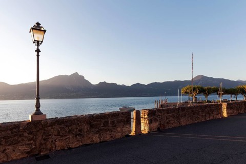 Promenade on the lakeside