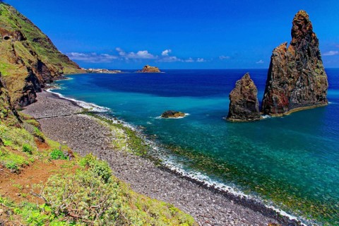 Rocks in the sea