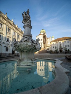 Residenzplatz with Wittelsbacher fountain