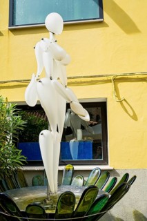 Sculpture in glass