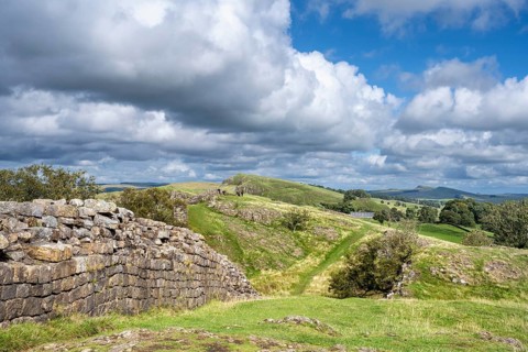 Hadrian's Wall at Walltown Crags