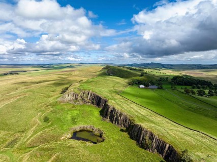 Aerial view of Walltown Quarry