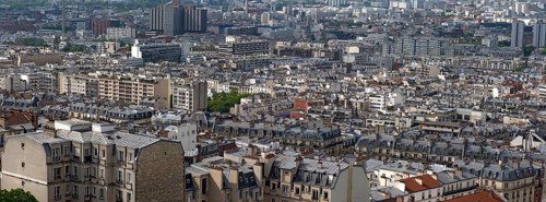 View from the Sacré Coeur of the 18th arrondissementeinen