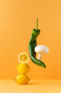 Assortment healthy vegetarian food