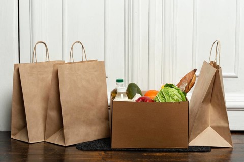 Bags vegetable box mat