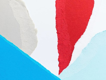 Colorful cuts paper