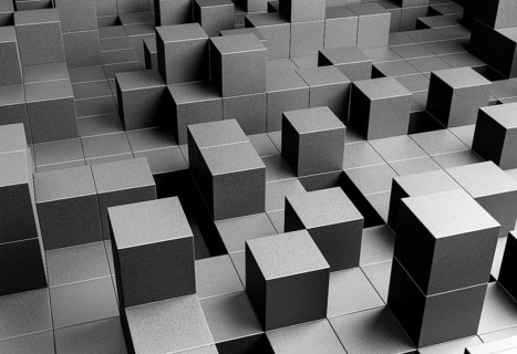 Creative background with geometrical shapes