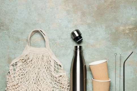 Environment friendly objects cement background