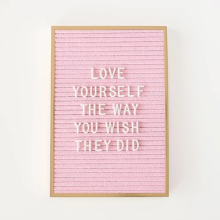 Motivational text board view