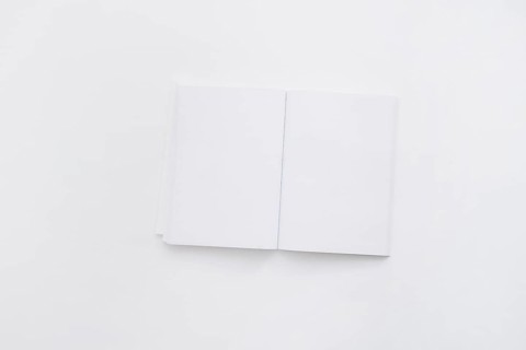 Open booklet mockup