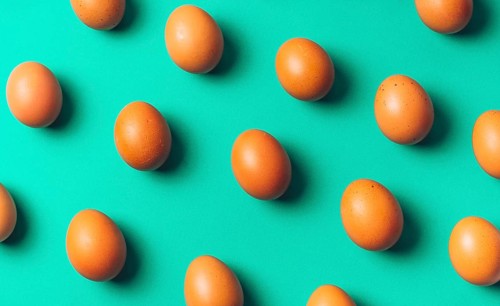 Set chicken eggs board