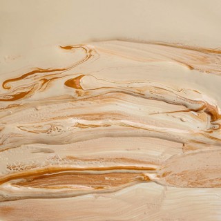 Top view abstract foundation stain