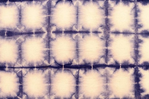 Top view colorful tie dye textile