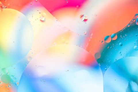 Vivid colorful bright circles