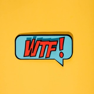 Wtf comic text collection sound effects pop art style