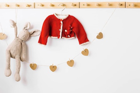 Baby jacket plush toy