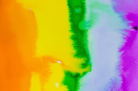Colorful liquid splatter aquarelle paint texture
