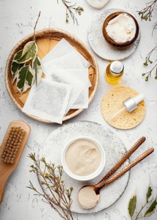 Homemade remedy with tea bag