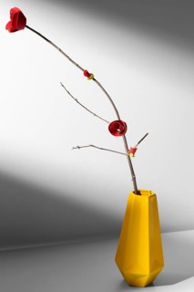 New year chinese 2021 golden vase flower