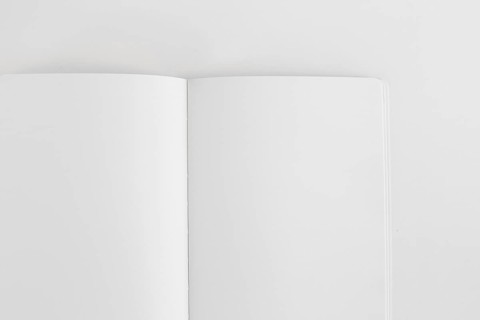 Open brochure mockup