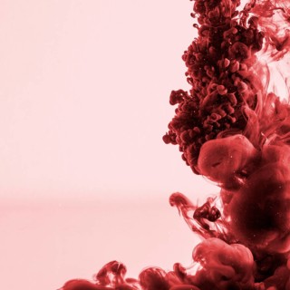 Beautiful dark red cloud ink