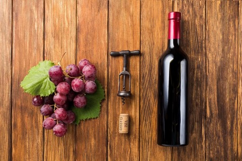 Before after red wine components
