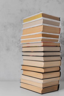 Books stack indoors assortment