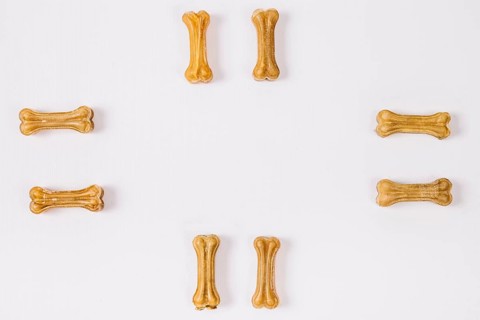 Chewing bones composition
